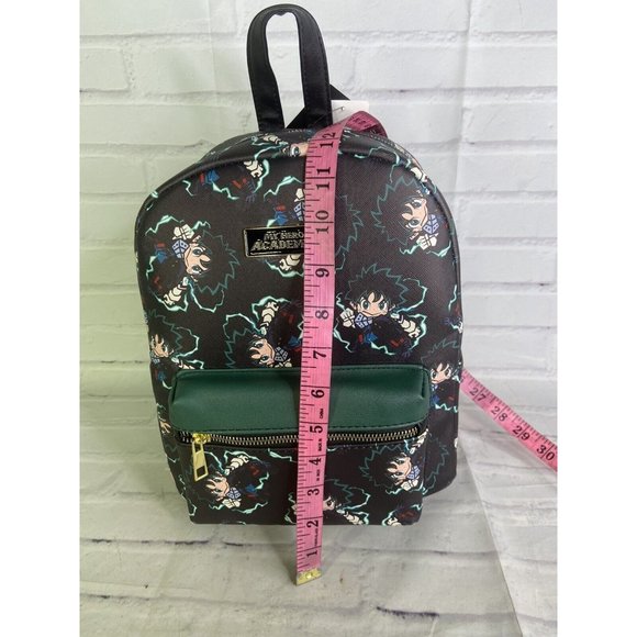 My Hero Academia Deku Izuku Midoriya Chibi All Over Print Mini Backpack Bag NEW main image 7